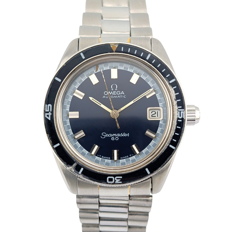 Omega 166.062 Seamaster 60 Big Crown Vintage 37mm ~1969
