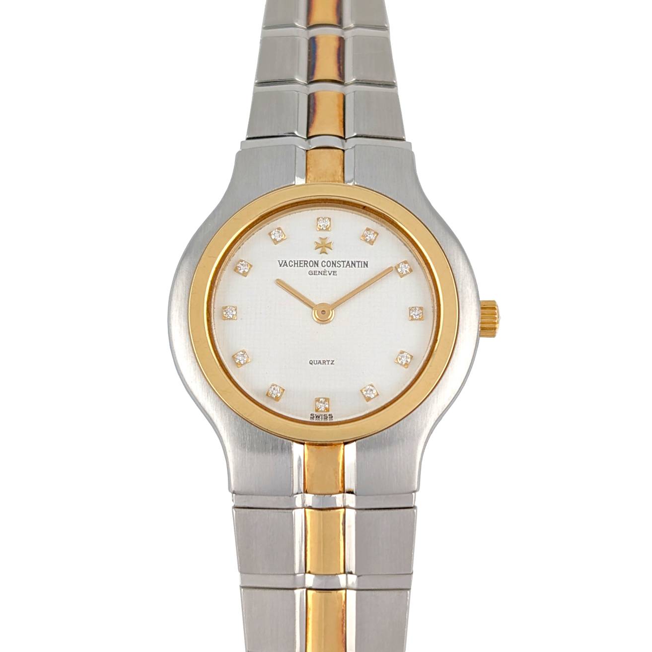 Vacheron Constantin 61020 Rare Phidias Two Tone Diamond Dial 24mm 1990s