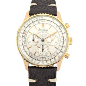 Breitling H30030 Montbrillant Navitimer 18k Rose Gold Edition 38mm ~1990s