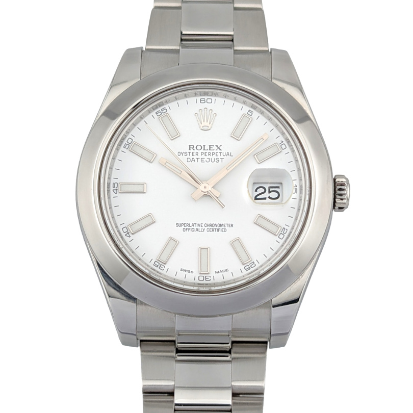 Rolex 116300 Datejust II White Dial 41mm 2014