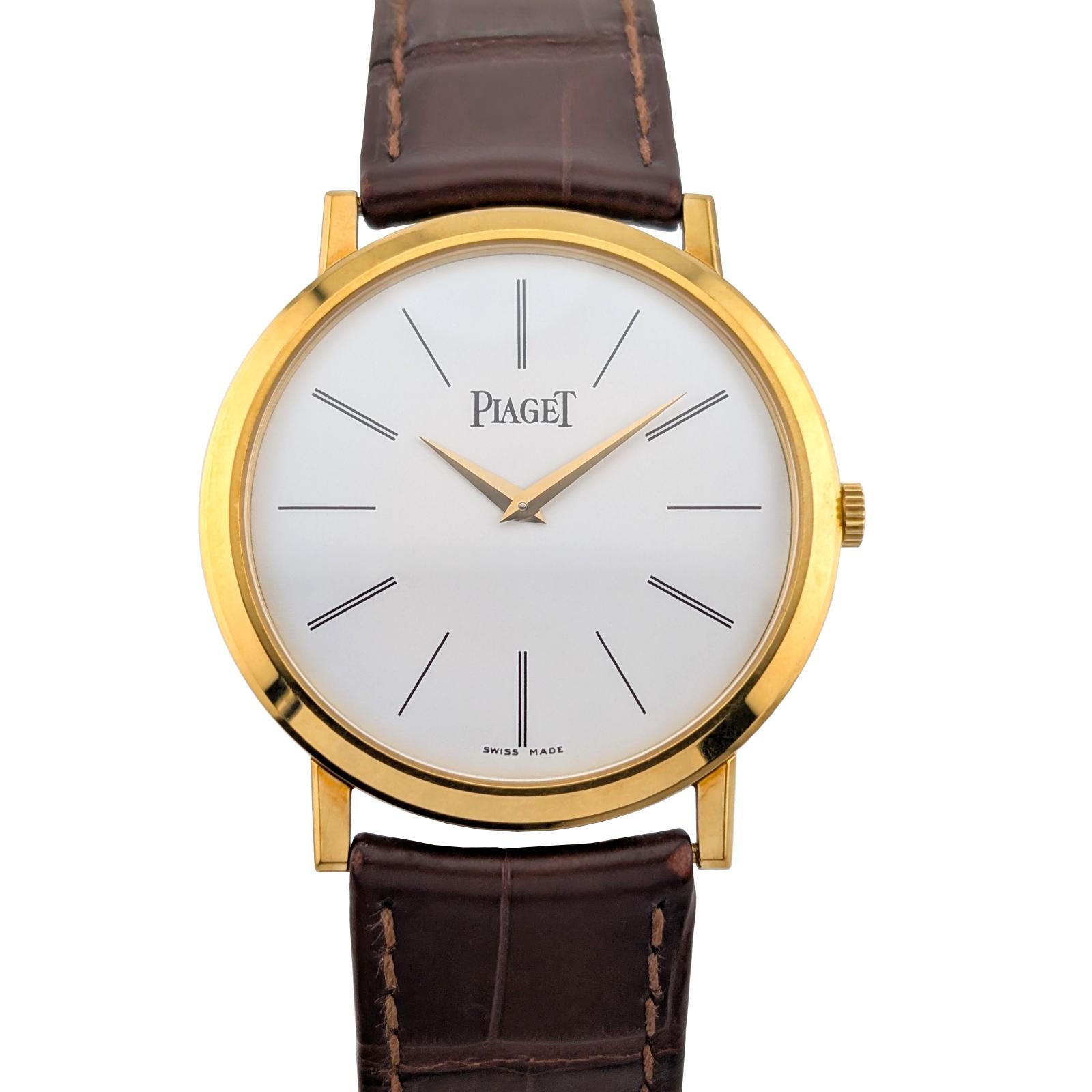 Piaget P10175 Altiplano 18k Yellow Gold 38mm ~2000s