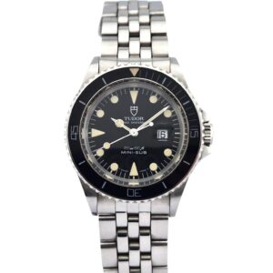 Tudor 73090 Submariner Mini-Sub Black Dial 33mm 1989 Box & Papers