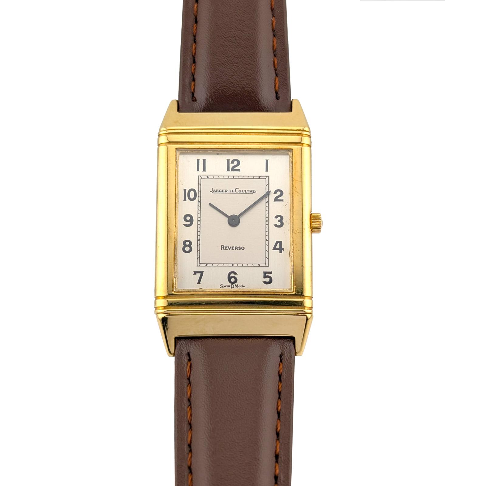 Jaeger-LeCoultre 140.105.1 Reverso Classique 18k Yellow Gold 23mm Box Papers