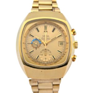 Omega 176.005 Seamaster Jedi Chronograph Gold Plated 42mm 1974 Papers