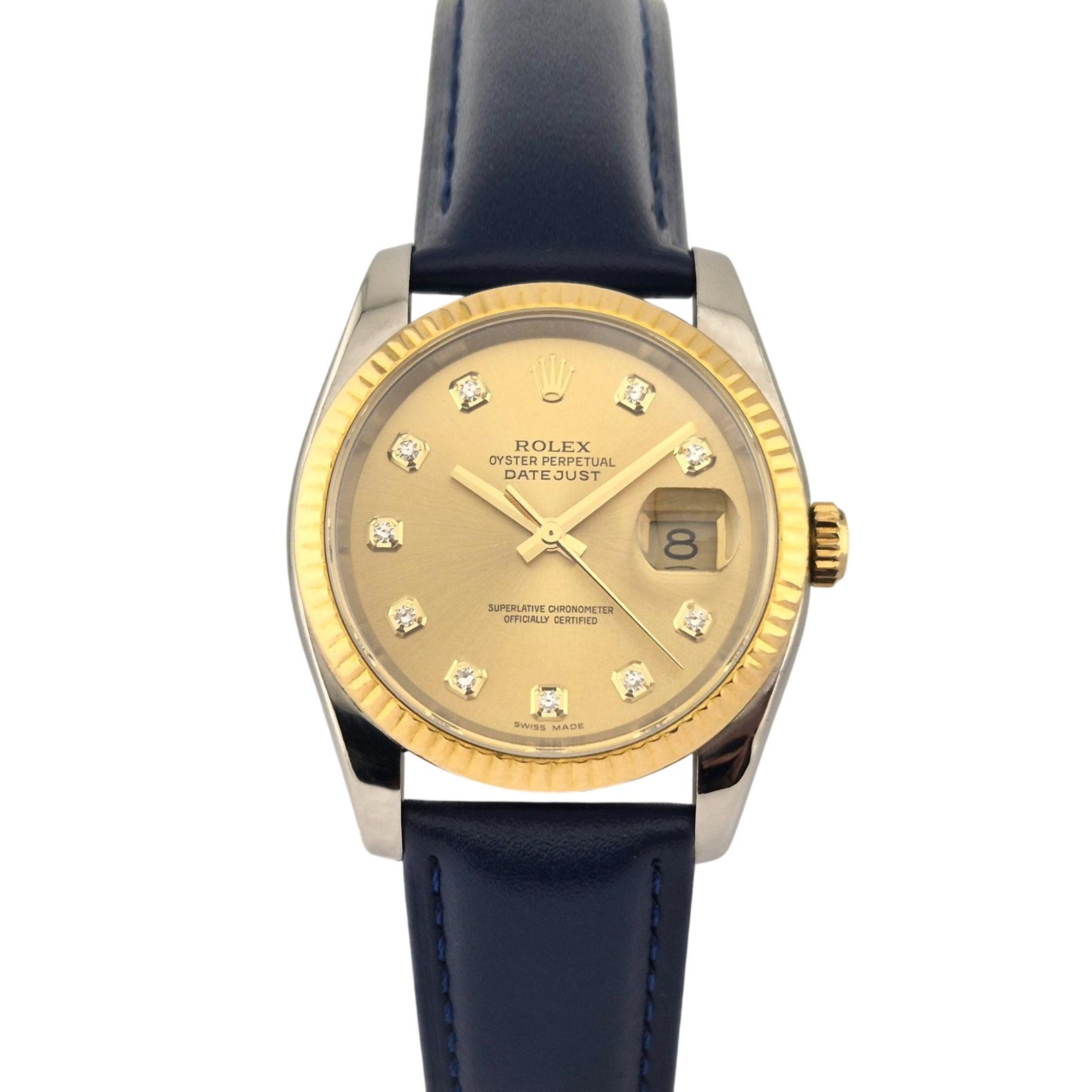 Rolex 116233 Datejust 36 Champagne Dial 36mm 2005