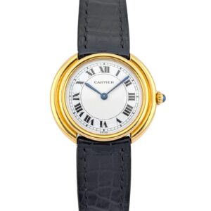 Cartier 78090 Vendôme 18k Yellow Gold 34mm 1970s Box & Papers