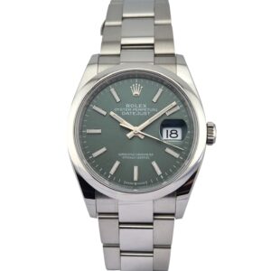 Rolex 126200 Datejust 36 Mint Green 36mm 2022 Box & Papers