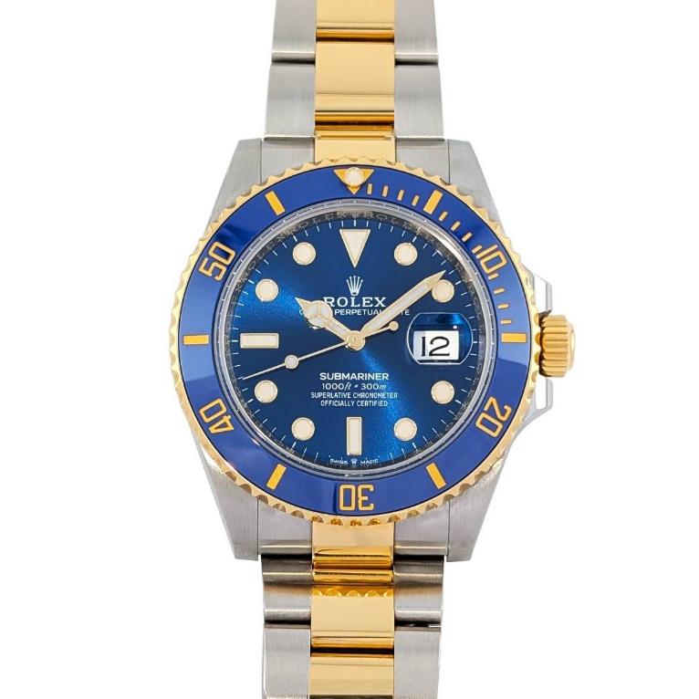 Rolex 126613LB Submariner Date Two Tone Bluesy 41mm 2022 Box Papers