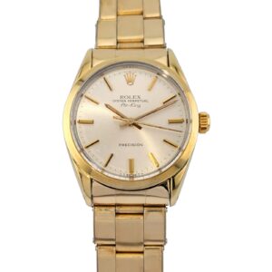 Rolex 5520 Vintage Oyster Perpetual Air King Gold Plated 34mm 1972