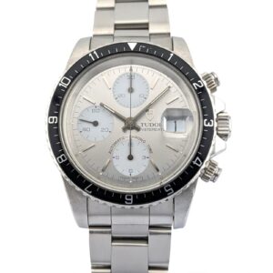 Tudor 79160 Oysterdate Big Block Silver Albino Dial 40mm 1992