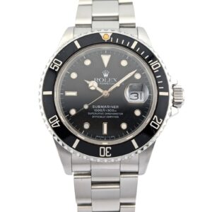 Rolex 168000 Submariner Date Triple Zero 40mm 1988 R-Serial Box & Papers