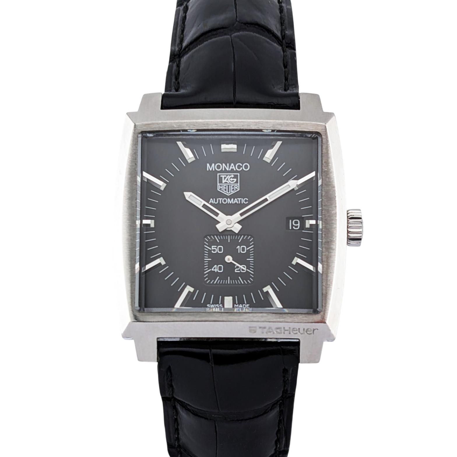 Tag Heuer WW2110 Monaco Calibre 6 37mm Box Tag Service