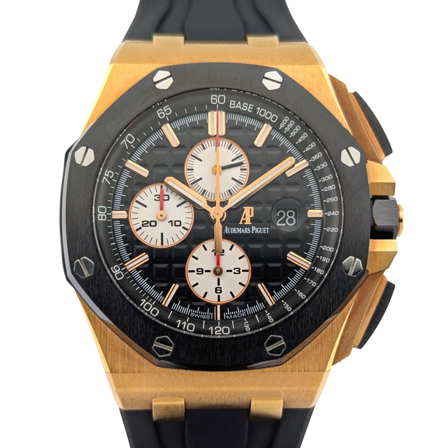 Audemars Piguet 26400RO Royal Oak Offshore 18k Rose Gold 44mm 2012 Box Papers