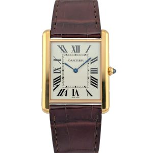Cartier W1560017 Louis Tank XL 18K Rose Gold 35mm 2013 Box & Papers
