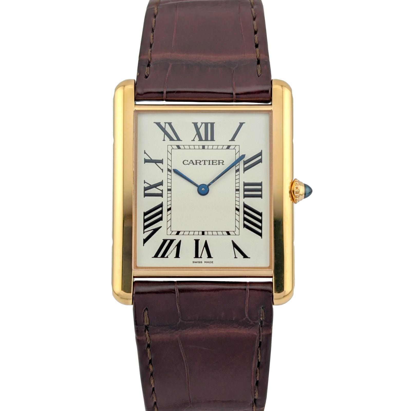 Cartier W1560017 Louis Tank XL 18K Rose Gold 35mm 2013 Box Papers