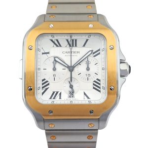 Cartier W2SA0008 Santos de Cartier Chronograph XL 45mm 2021 Box & Papers
