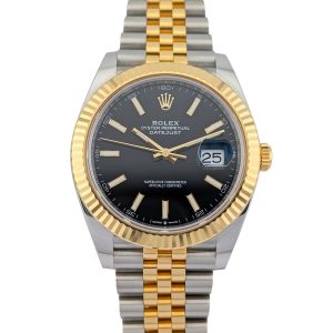 Rolex 126333 Datejust 41 Two Tone Black Dial 41mm 2024 Box & Papers
