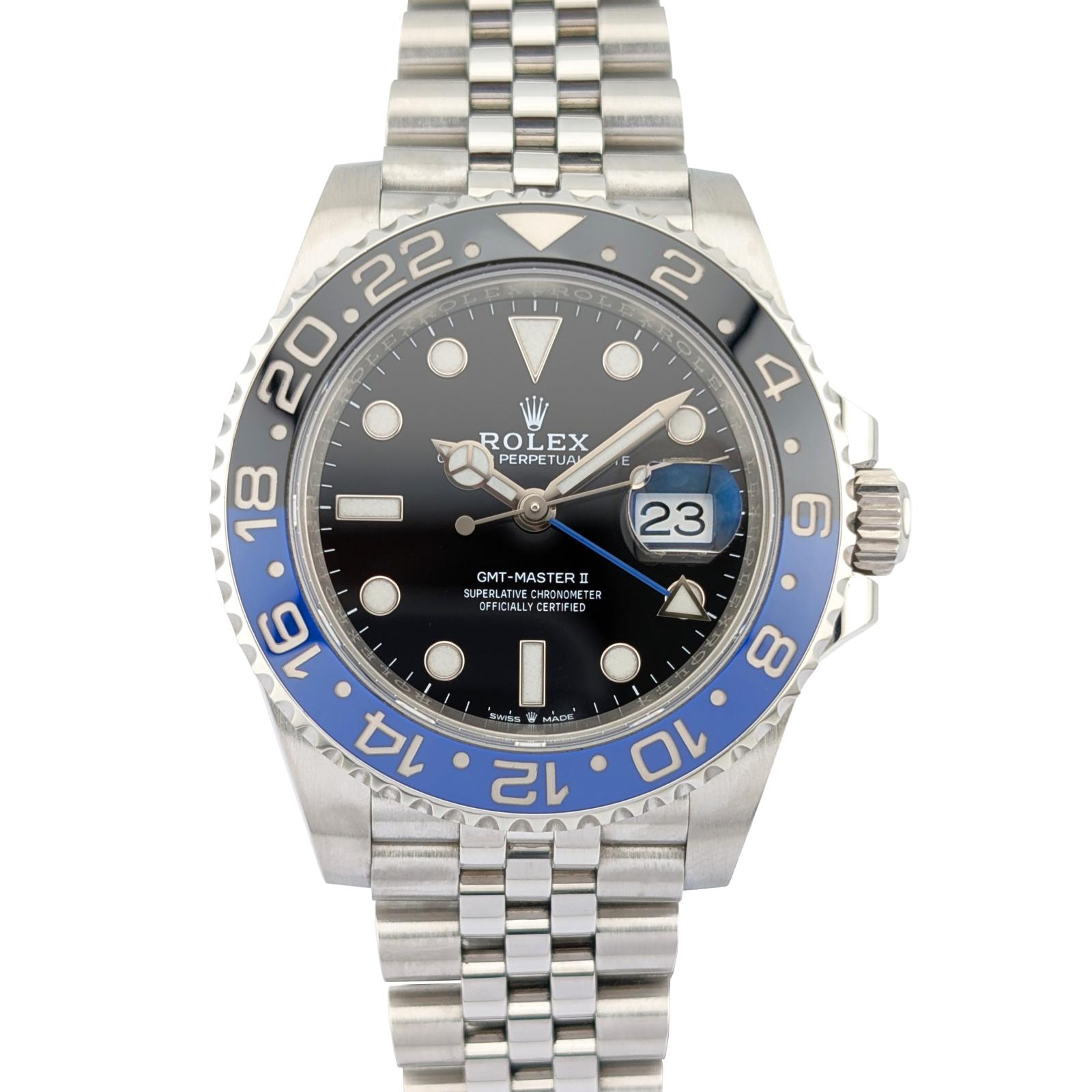Rolex 126710BLNR GMT-Master II Batgirl 40mm 2020 Box Papers
