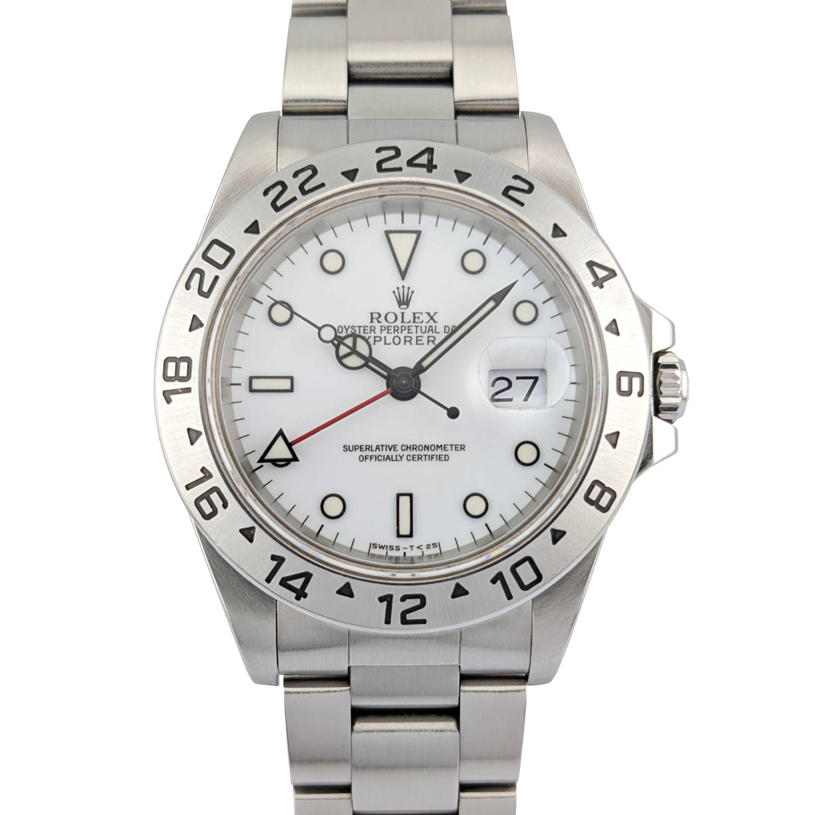 Rolex 16570 Explorer II Polar White 40mm 1997 U-Serial