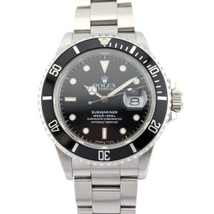 Rolex 168000 Submariner Date Triple Zero 40mm 1988 R-Serial Serviced