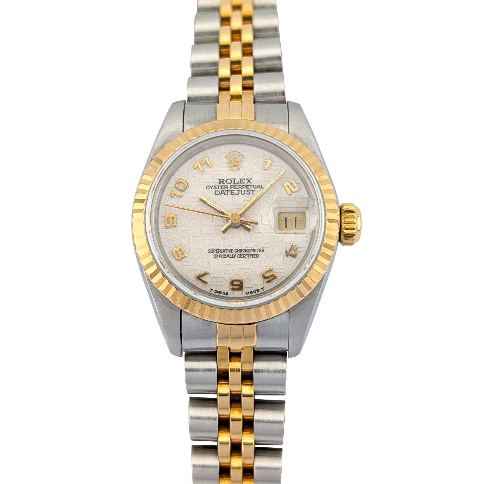 Rolex 69173 Lady-Datejust Beige Computer Dial 26mm 1989 L-Serial