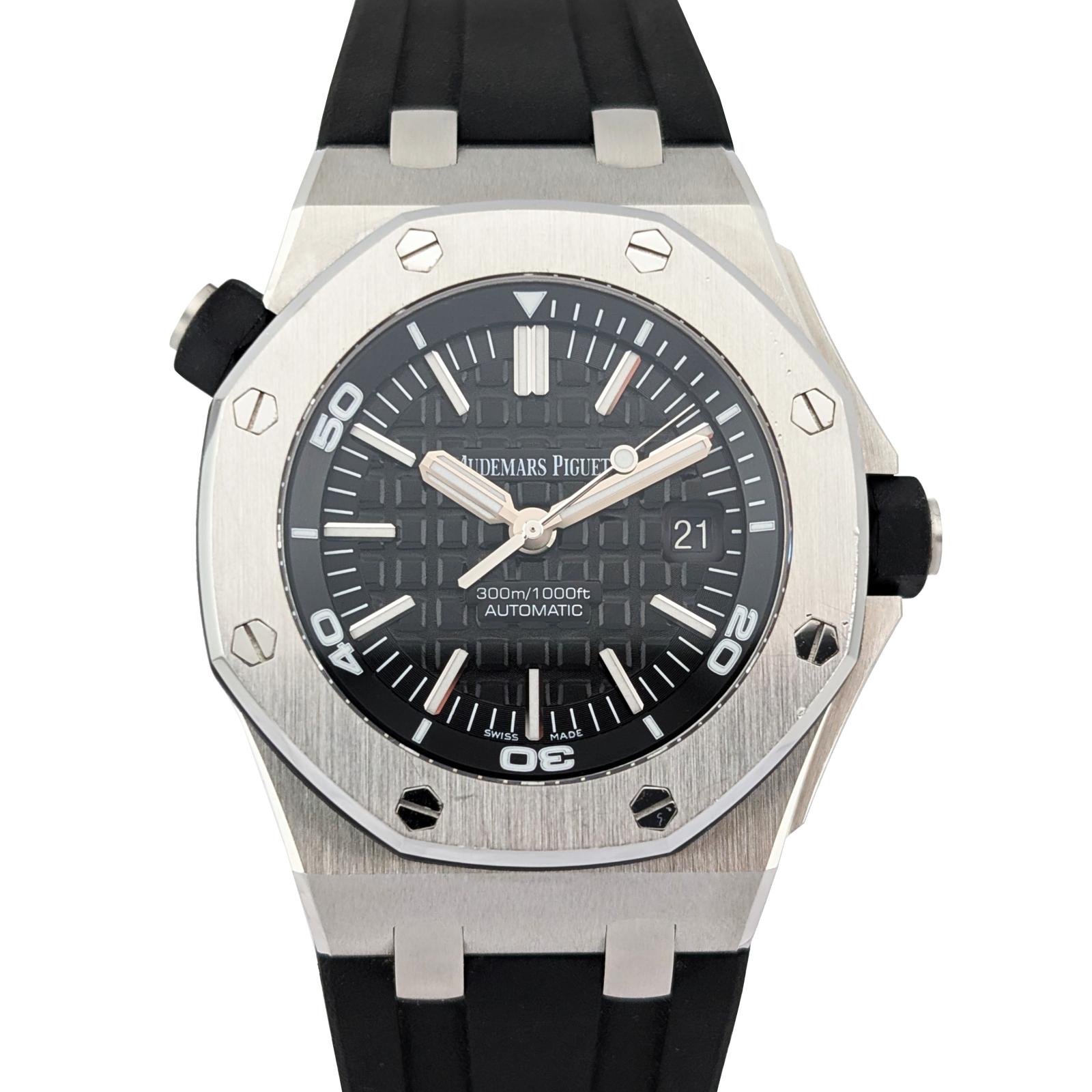 Audemars Piguet 15703ST Royal Oak Offshore Diver 42mm 2013 Tag Service Box