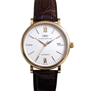 IWC IW356504 Portifino 18k Rose Gold 40mm 2012 Box & Papers