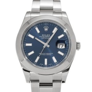Rolex 116300 Datejust 2 Blue Dial 41mm 2013 Box & Papers