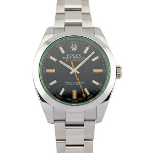 Rolex 116400GV Milgauss Black Dial 40mm 2010 Box & RSC G-Serial