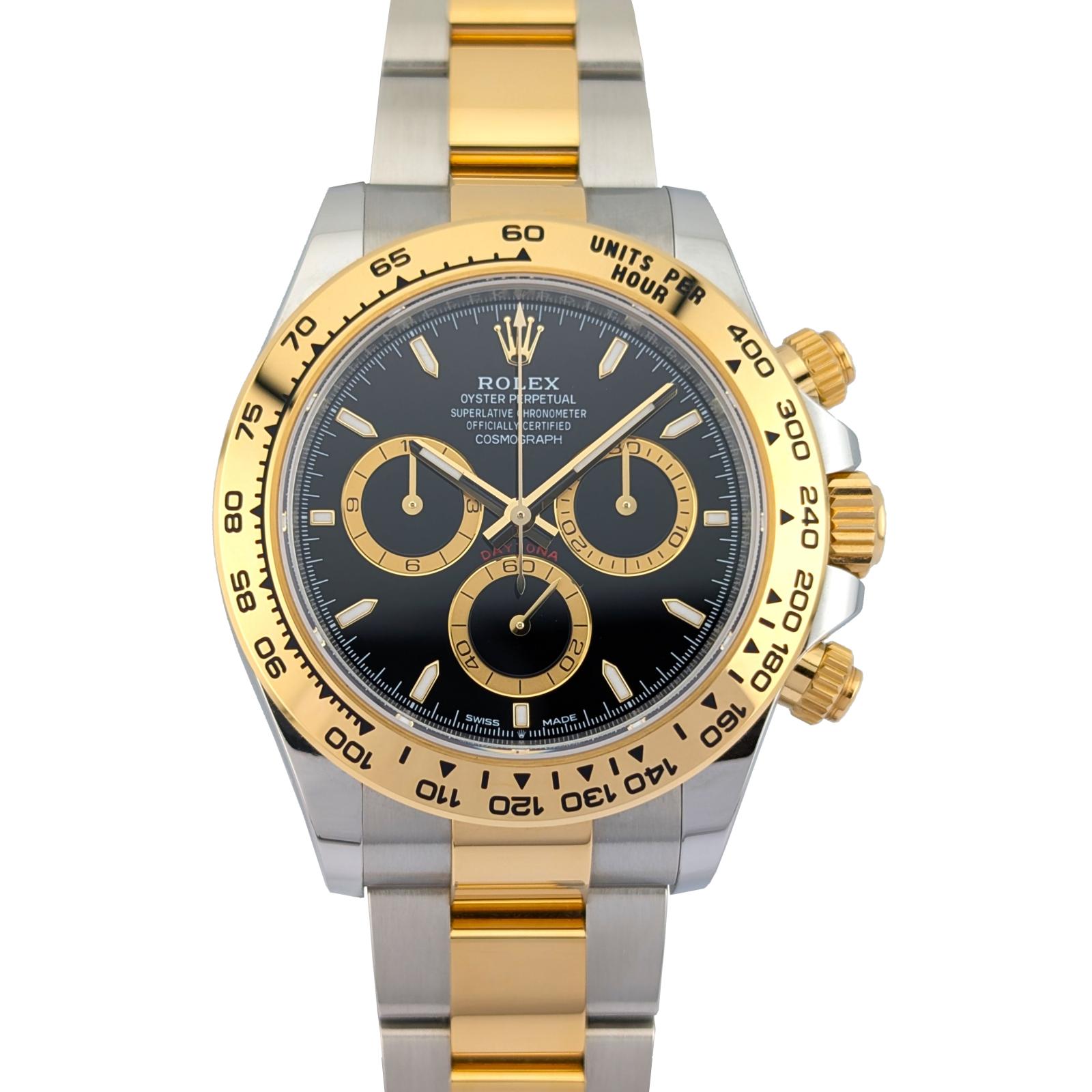 1 Rolex 126503 Cosmograph Daytona Two Tone Black Dial 40mm 2024 Box & Papers MINT