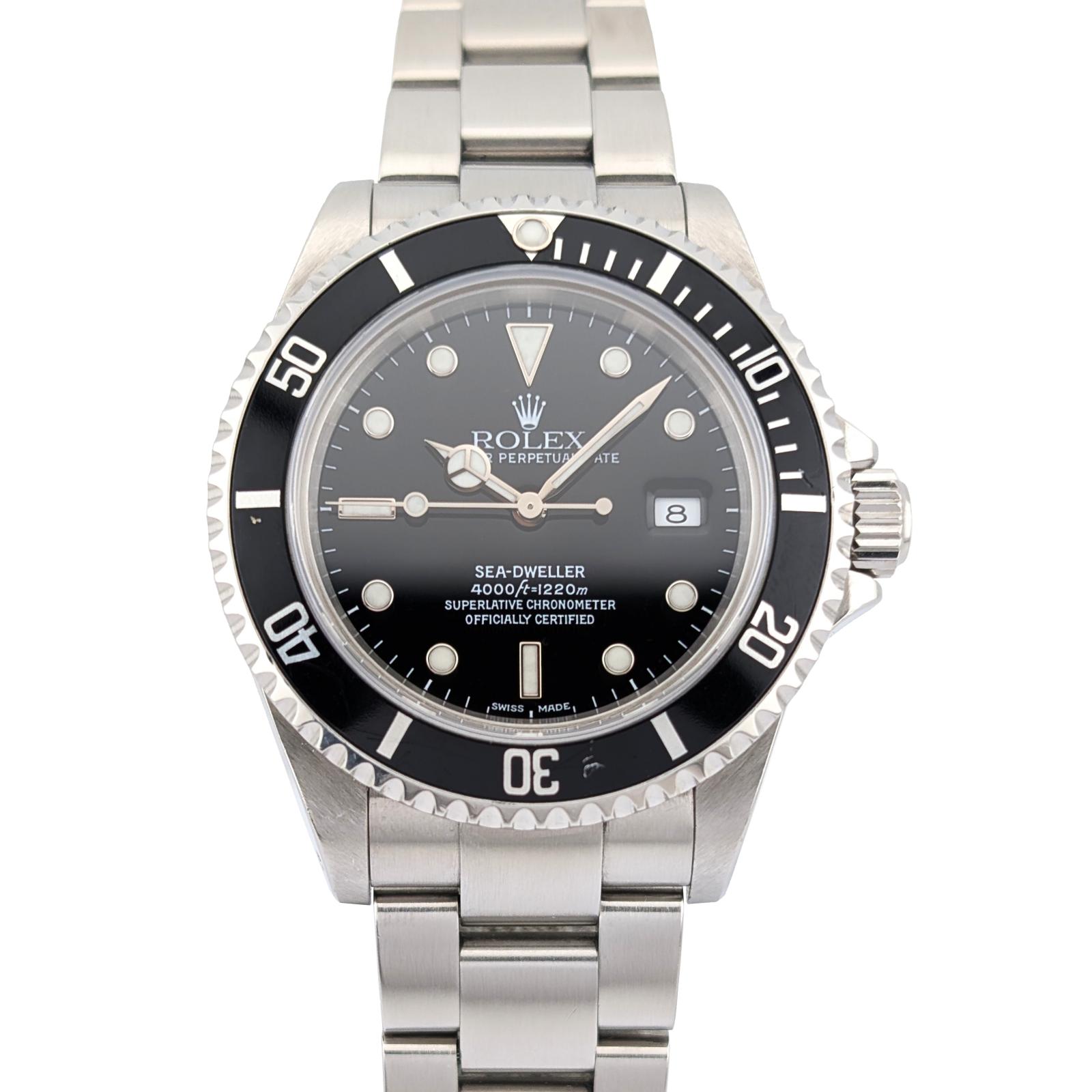 Rolex 16600 Sea-Dweller 4000 40mm 2000 Box Papers P-Serial