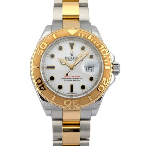 Rolex 16623 Yacht-Master Two Tone White & Onyx Dial 40mm 2005 F-Serial