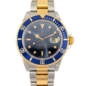 Rolex 16803 Submariner Date Two Tone Bluesy 40mm 1988 R-Serial