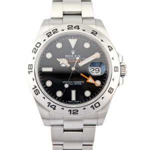 Rolex 216570 Explorer II Black Dial 42mm 2012 Box & Papers G-Serial