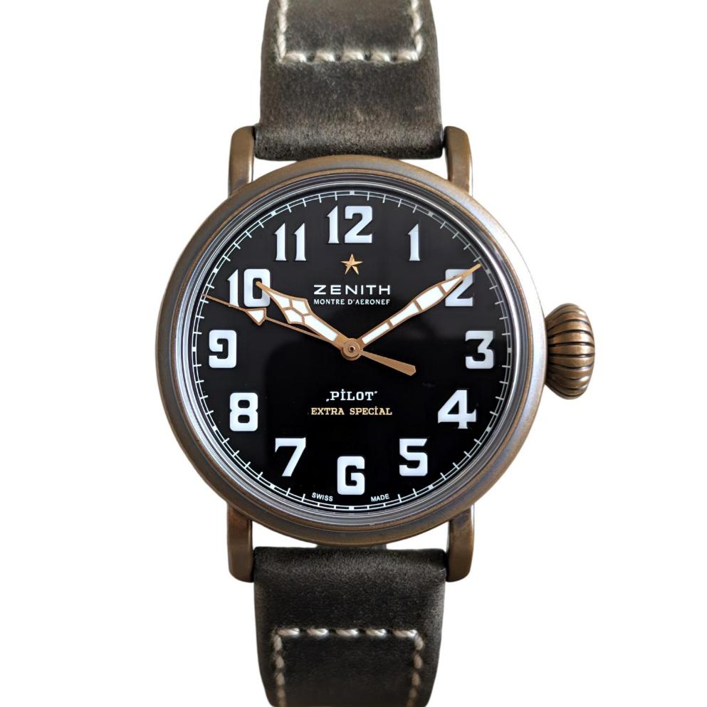 Zenith 29.1940.679/21.C800 Pilot Type 20 Extra Special Bronze 40mm 2025 Box Papers